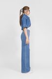 Quần Jeans Ống Rộng Laser Chấm Ombre. Ombre Laser Dot Wide Leg Jeans - 223WD1085F1950