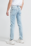 Quần Jeans Nam Ống Đứng. Distressed Light Blue Straight Jeans - 121MD4083F2930