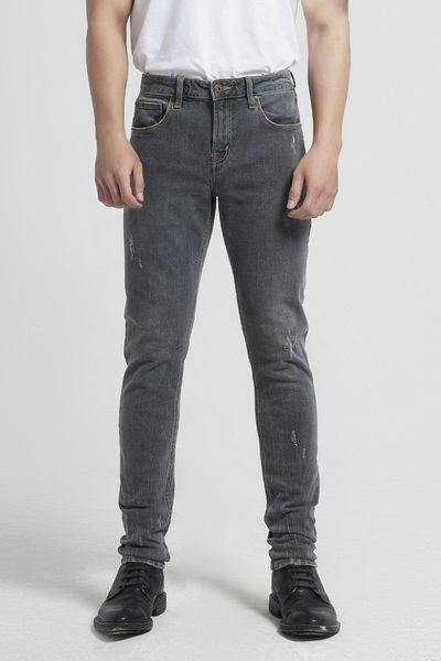 Quần Jeans Nam Dáng Ôm Màu Xám. Mid Grey Skinny Jeans - 121MD4081F2050