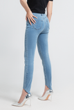 Quần Jeans Nữ Sóng Gân Dáng Ôm Phiên Bản 1. Front Seam Detail Skinny Jeans (1st Version) - 121WD2081F5930