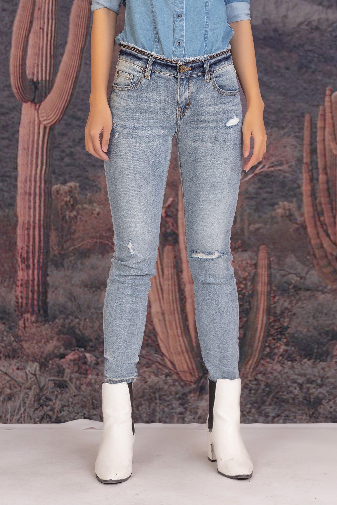 Quần jean nữ dáng skinny - 319WD2091F1910