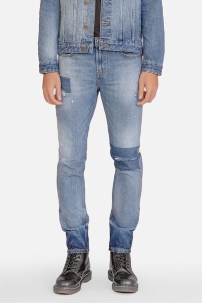 Quần jeans nam dáng suông - 120MD4083F2910