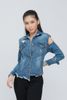 Aó Khoác Denim Nữ Hở Vai. Cut-out Denim Jacket - 319WD1044A4950