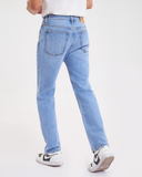 Quần Jeans Nam Dáng Suông Màu Xanh Sáng. Sky Blue Wash Straight Jeans - 122MD4083B1930