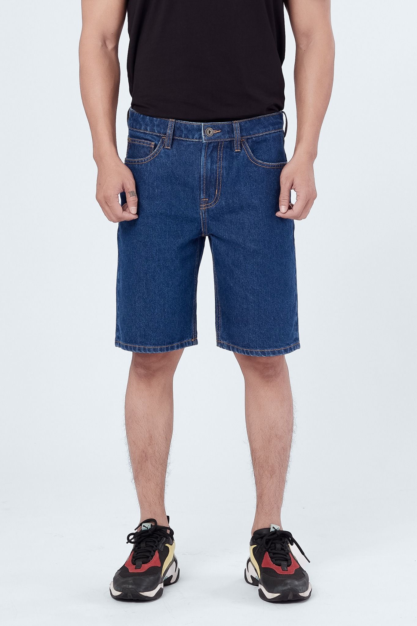Quần Short Jeans Nam Dáng Rộng - 121MD4103B1