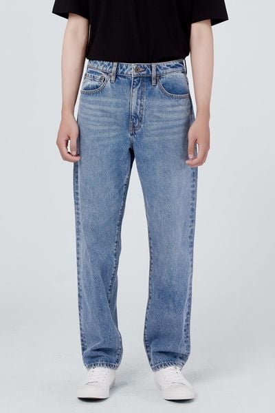 Quần Jeans Nam Ống Rộng. Relaxed Fit Jeans - 121MD4084B1930