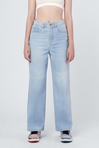 Quần Jeans Nữ Dáng Rộng. Wide Leg Jeans - 121WD2084B1910