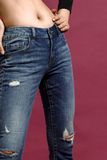 Quần Jeans Nữ Dáng Ôm. Color Block Skinny Jeans - 120WD2081F1950