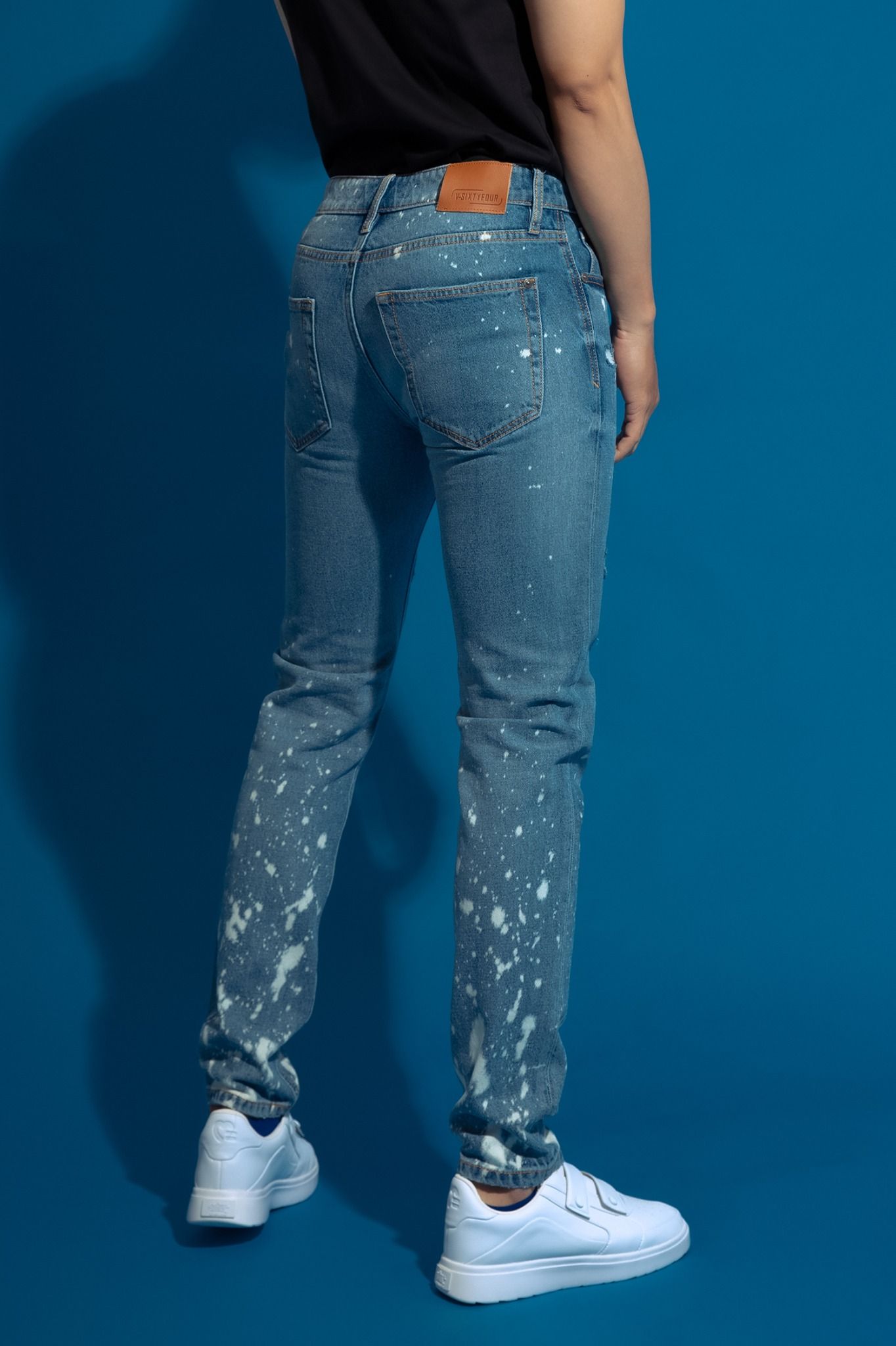 Quần jeans nam dáng straight - 120MD4082A1