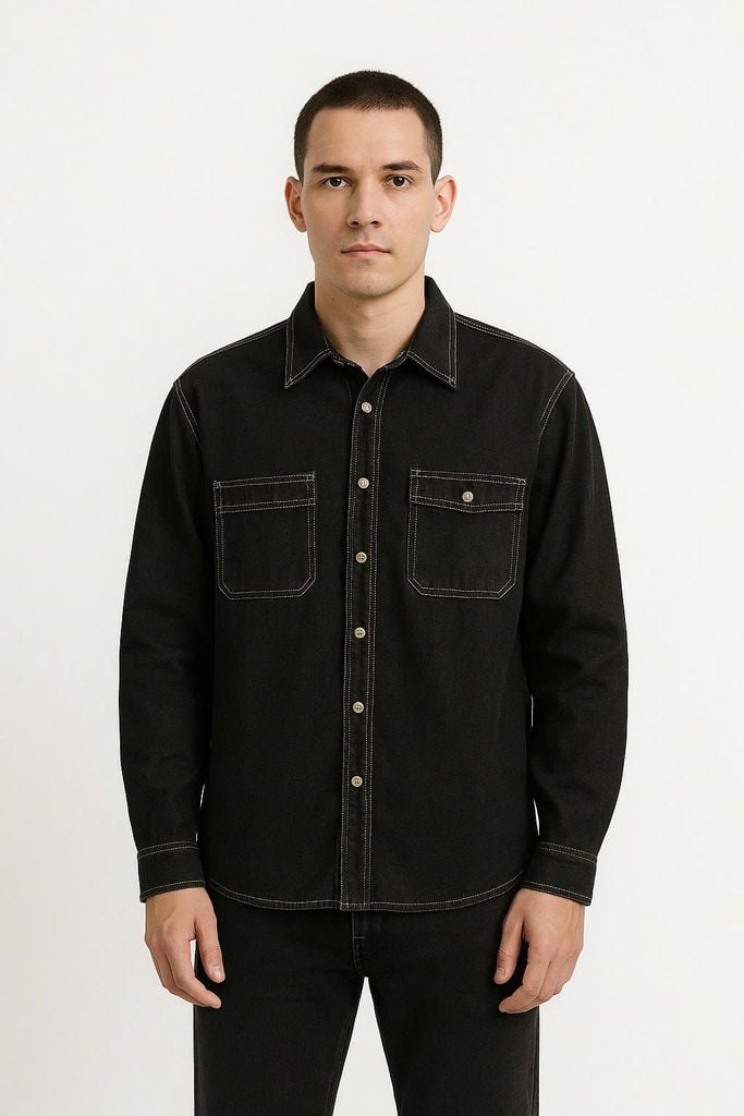 Áo sơ mi nam dài tay V-SIXTYFOUR  sang trọng, lịch lãm - 224MD3034F1