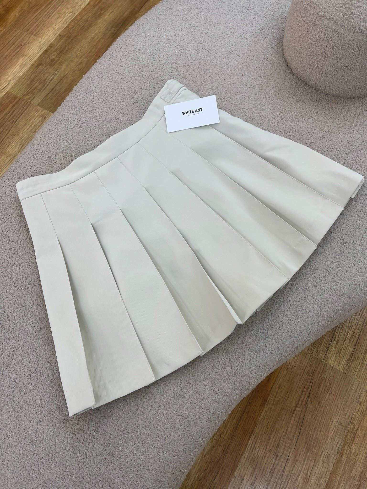 Chân Váy Xếp Ly Nữ White Ant DARIUS PLEATED PANEL SKIRT 110100114D.002