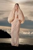 ILA LACE EMB LONG SKIRT