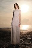 CLIO LACE EMB LONG DRESS