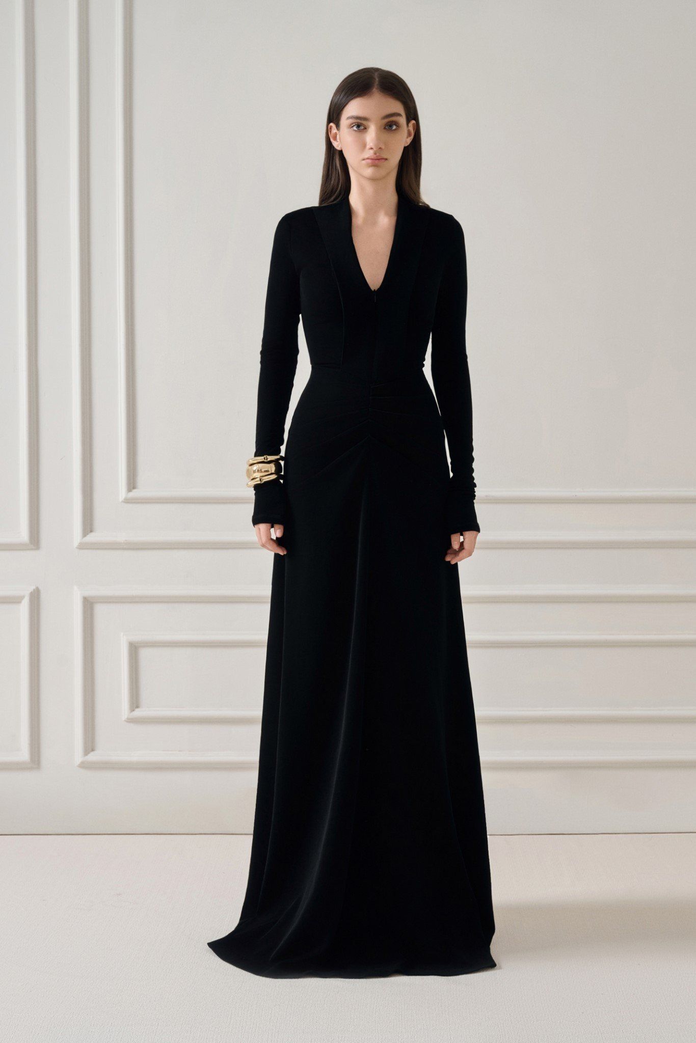 MARTHA WRAP LONG DRESS