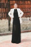 EMI SAND JACQUARD BLAZER