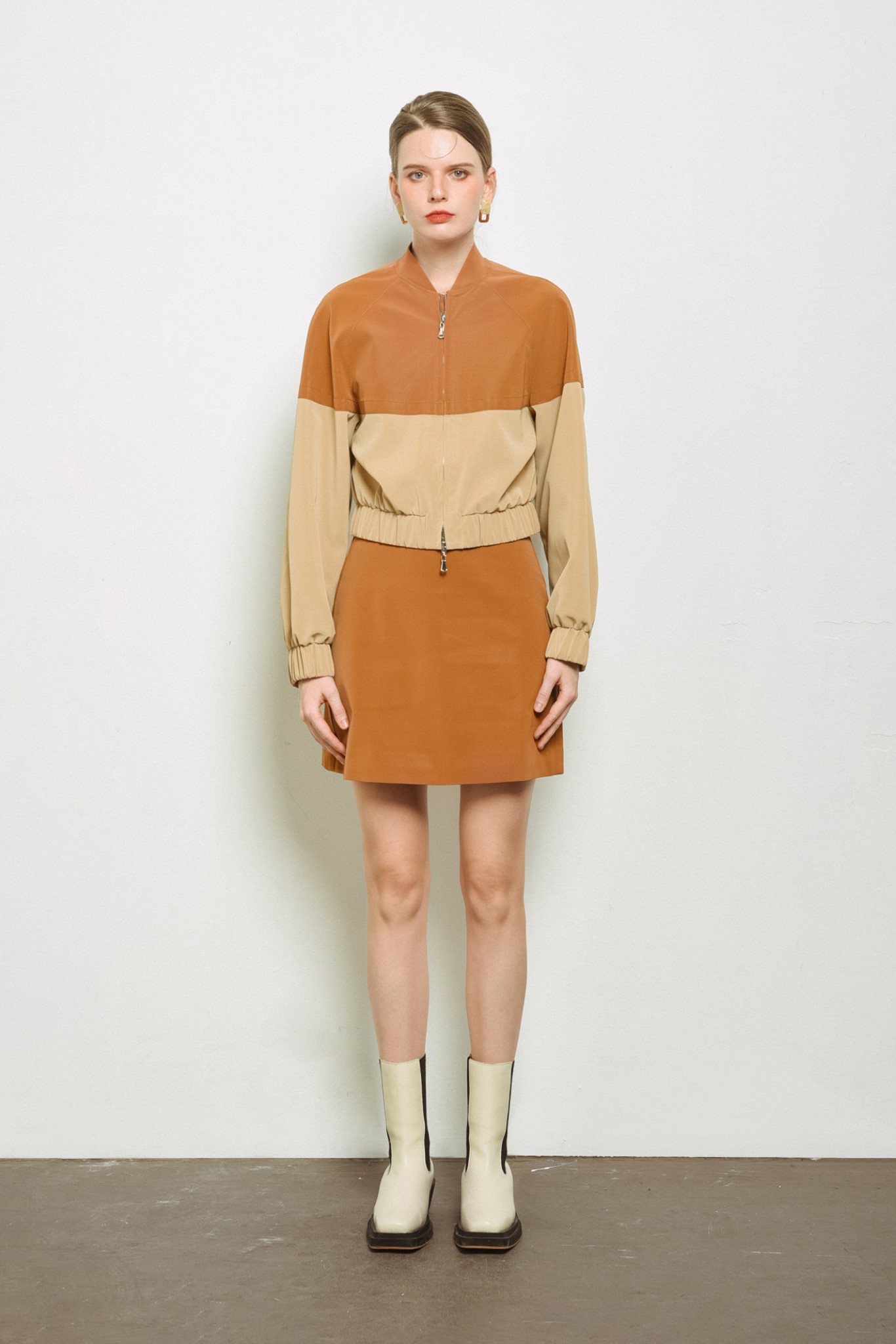  CHASI LEATHER BOMBER JACKET 