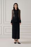 ERIN DRAPED MIDI SKIRT