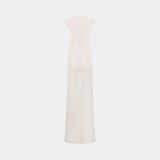 CLIO LACE EMB LONG DRESS