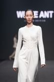 MITO DRAPED LONG DRESS