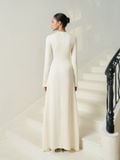 MITO DRAPED LONG DRESS