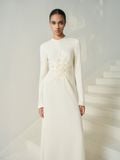 MITO DRAPED LONG DRESS
