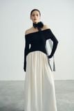 DEMPSEY OF THE SHOULDER DRESS