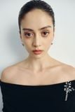 DEMPSEY OF THE SHOULDER DRESS
