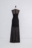 CLIO LACE EMB LONG DRESS