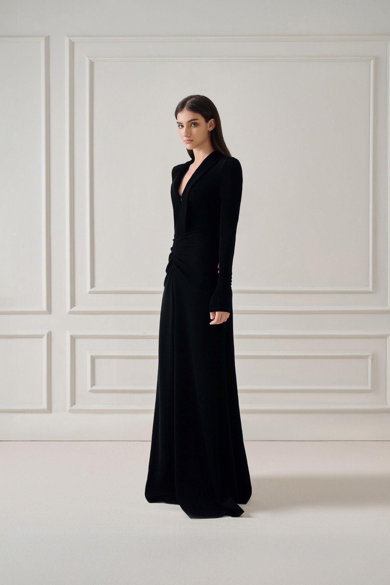 MARTHA WRAP LONG DRESS