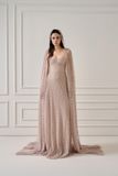 LAURA AURORA LACE LONG CAPE