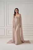 LAURA AURORA LACE LONG CAPE