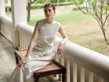 YURI TWIST MIDI DRESS