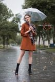 SHORT HAND STITCHES ROUND NECK COATS