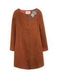 SHORT HAND STITCHES ROUND NECK COATS