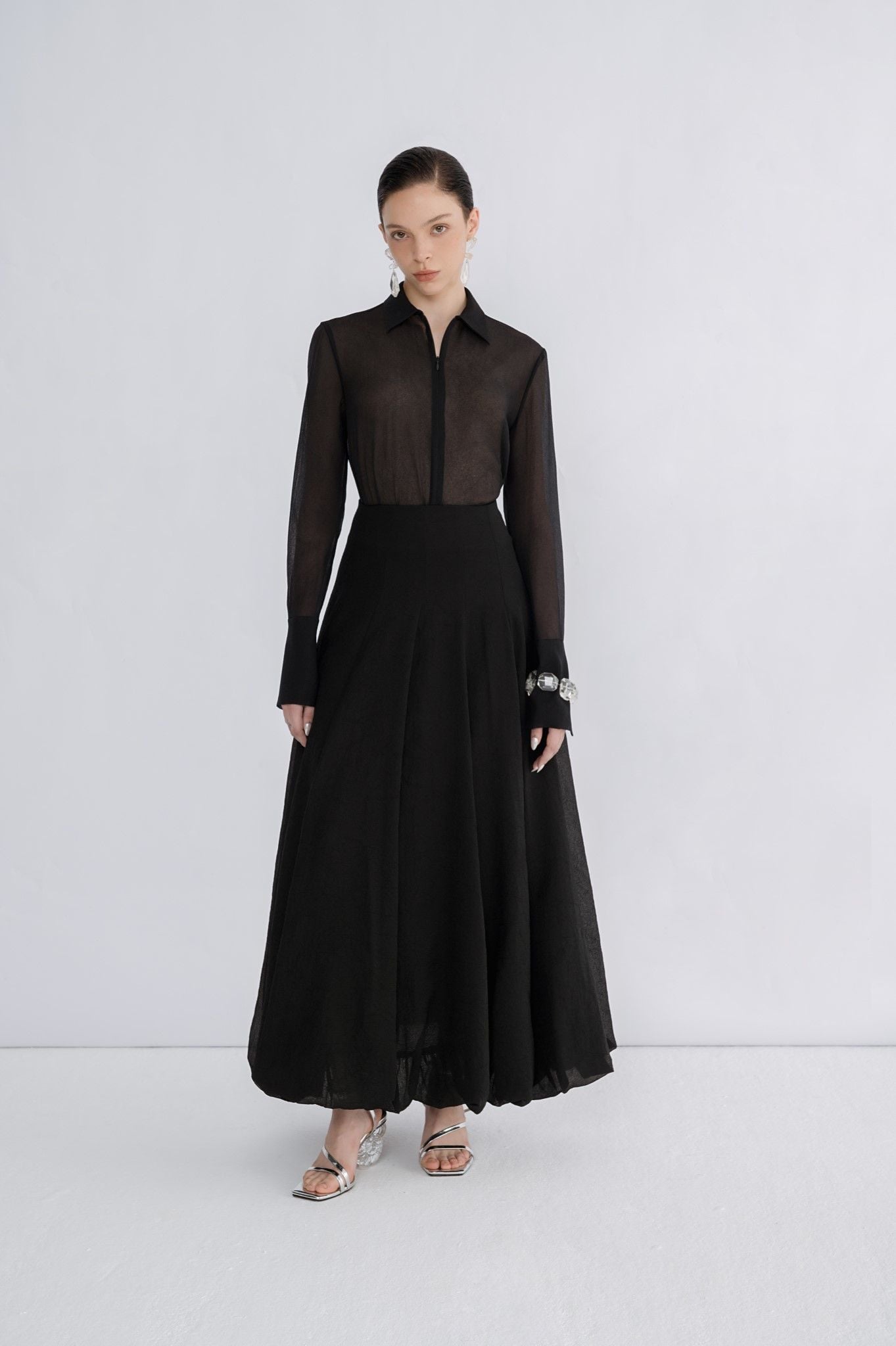 LAUREN WING- COLLAR BLOUSE