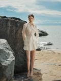 MIRA LACE LONG SLEEVE BLOUSE