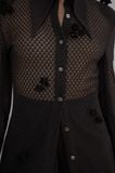 MIRA LACE LONG SLEEVE BLOUSE