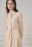BRYAN SILK JACQUARD BLOUSE