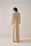 ZANA TIE-DETAIlLED RUFFLED BLOUSE