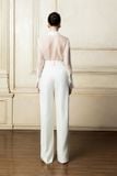 WIDE LEG RAYON PANTS
