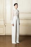 WIDE LEG RAYON PANTS