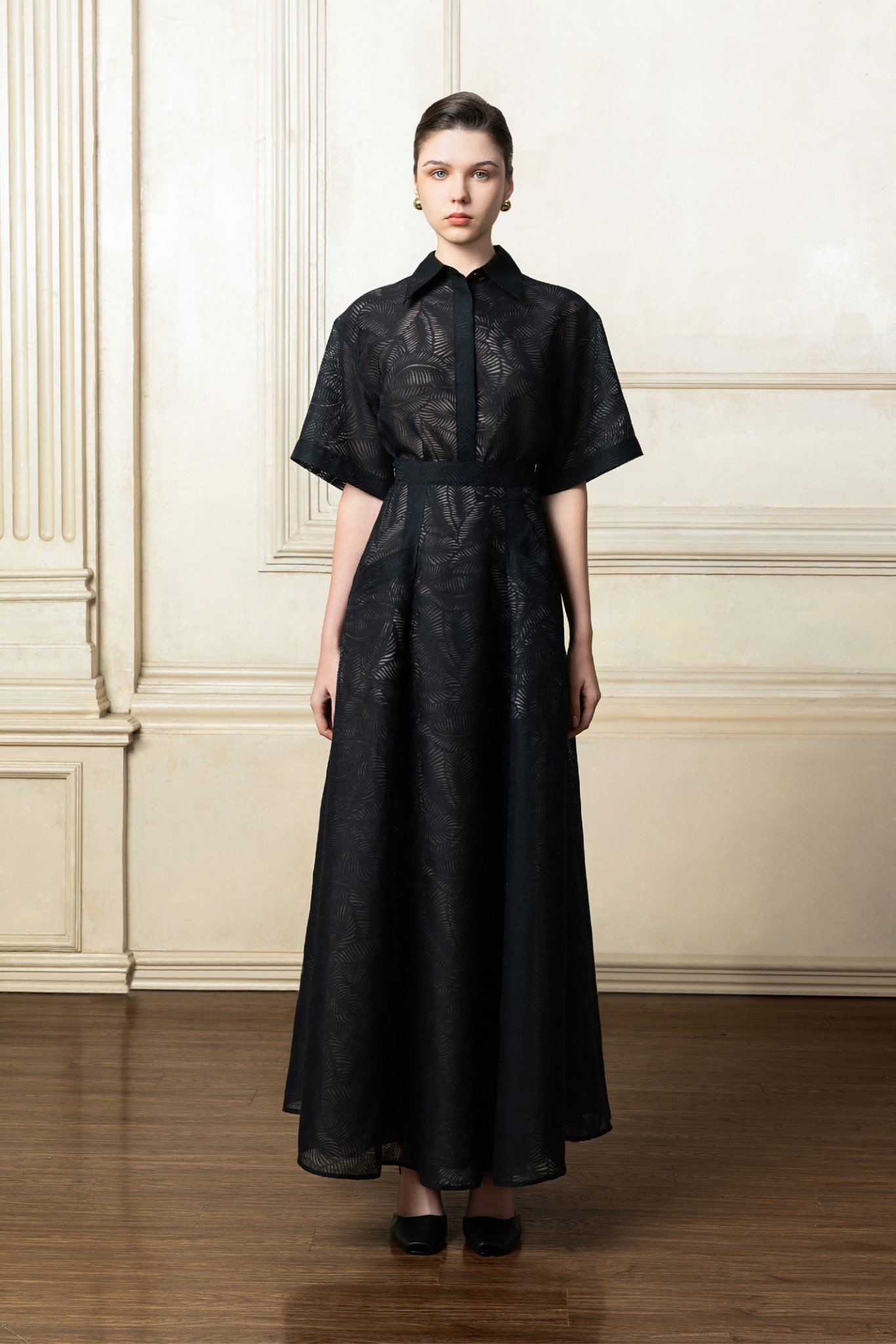  VENESSA POINTED COLLAR SHIRT 