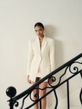 LYA BACKLESS DRAPED BLAZER