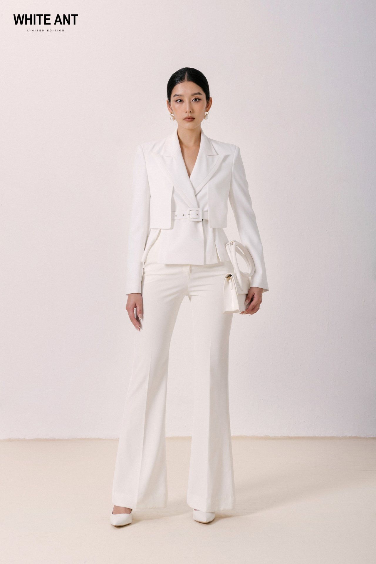 Áo Blazer Nữ Vạt Trước Nữ WHITE ANT PAMELA PEAKED BLAZER 180500077.001