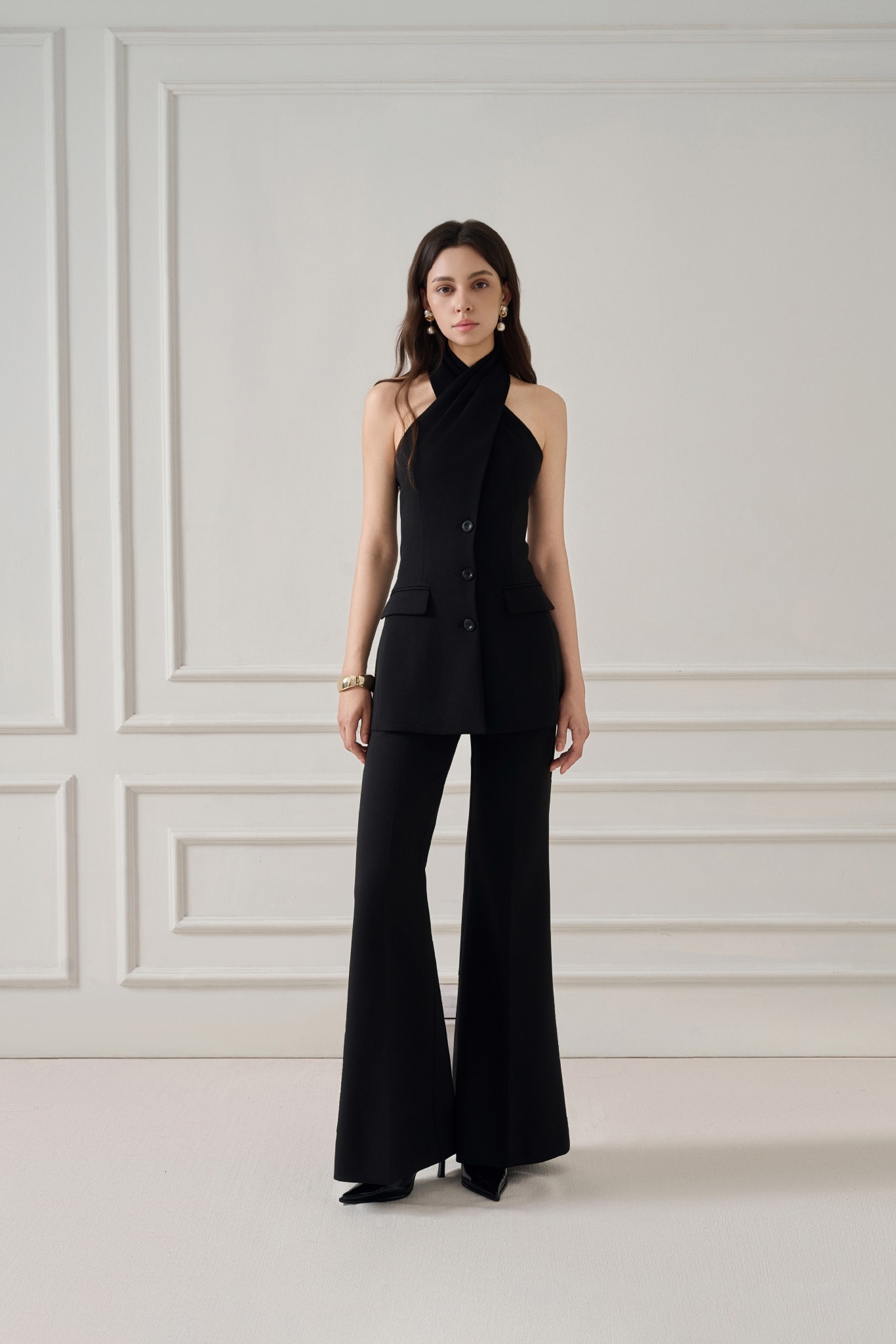  DARA TWISTED HALTERNECK TOP 