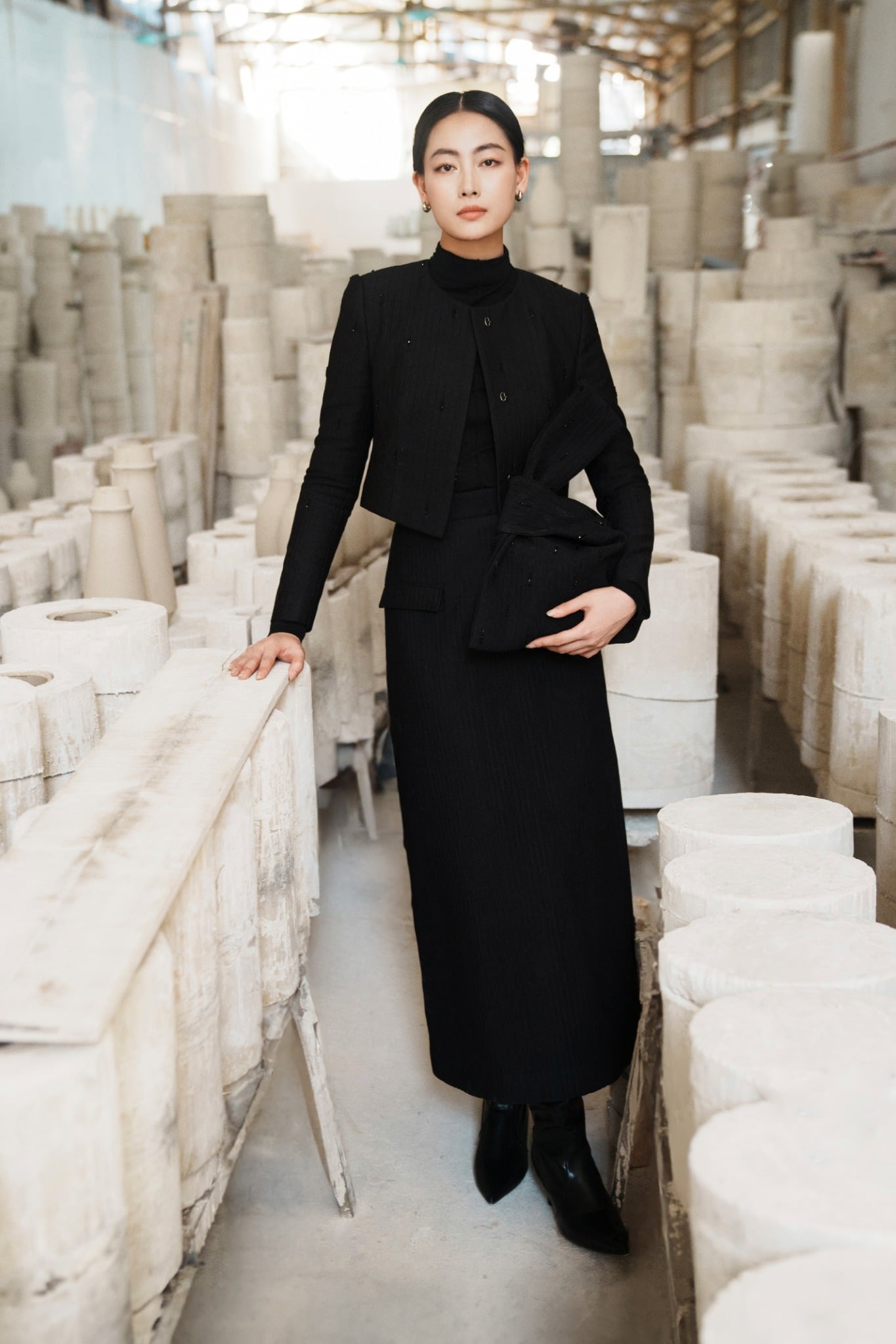  JUHI CROPPED JACKETS 