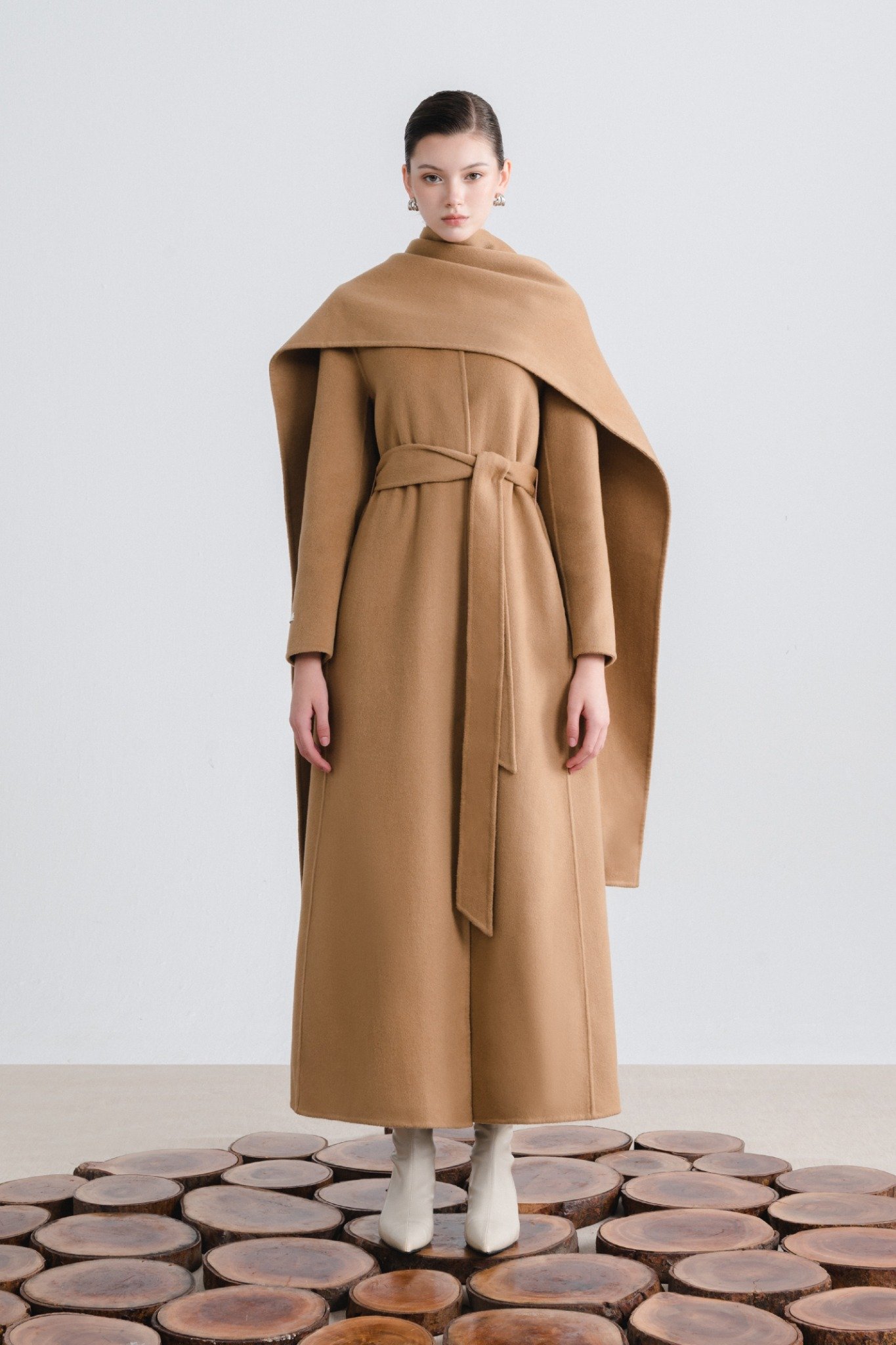  MIAH CASHMERE LONG COAT 