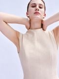 LILA SAND JACQUARD PEPLUM