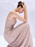 KRIXI EMB AURORA LACE LONG DRESS