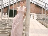 MAYA AURORA MESH RUCHED DRESS